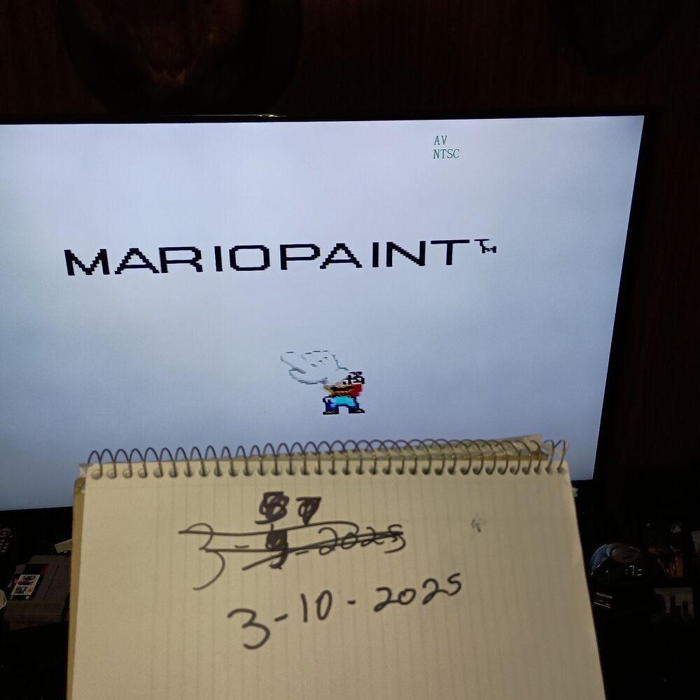 Mario Paint (Super Nintendo, 1992) - Clean/ Tested/ Authentic